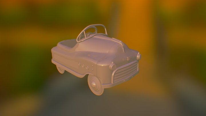 Pedal Car 3D Model