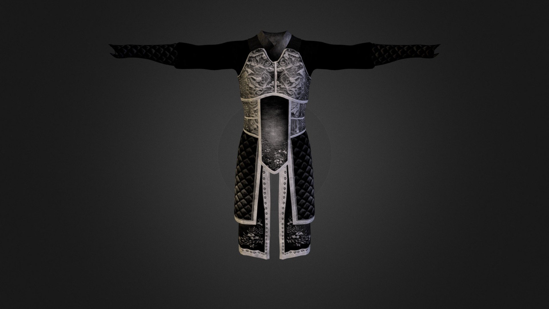 Dynasty Armor - Black - Cuirass