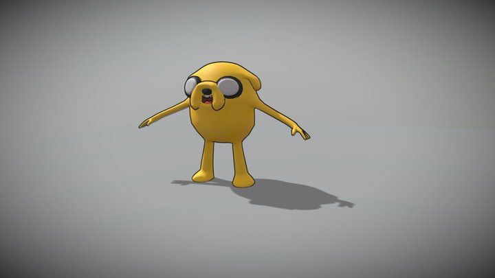 Jake the Dog 3D Model