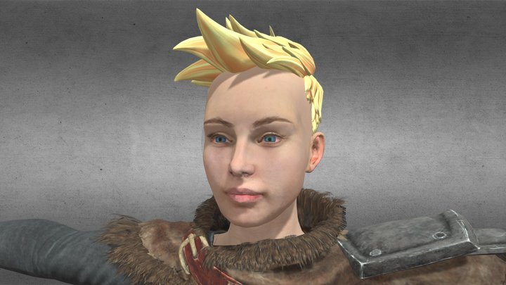 Warrior Princess 3D Model