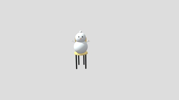 Snowman 3D Model