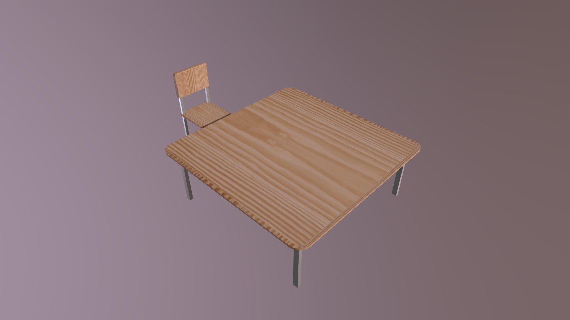 Table and chair