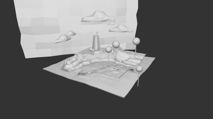 DRAGONBALL Z | Low-poly Dragonballs 3D Model