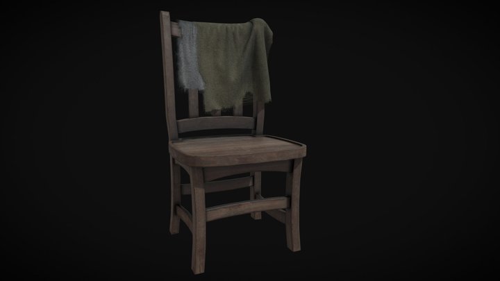 Old Chair 3D Model