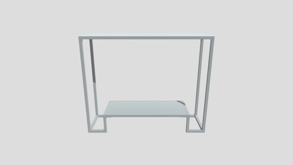 Tempered Glass Console Table