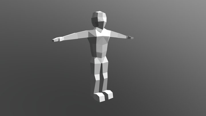 Low Poly Character 3D Model