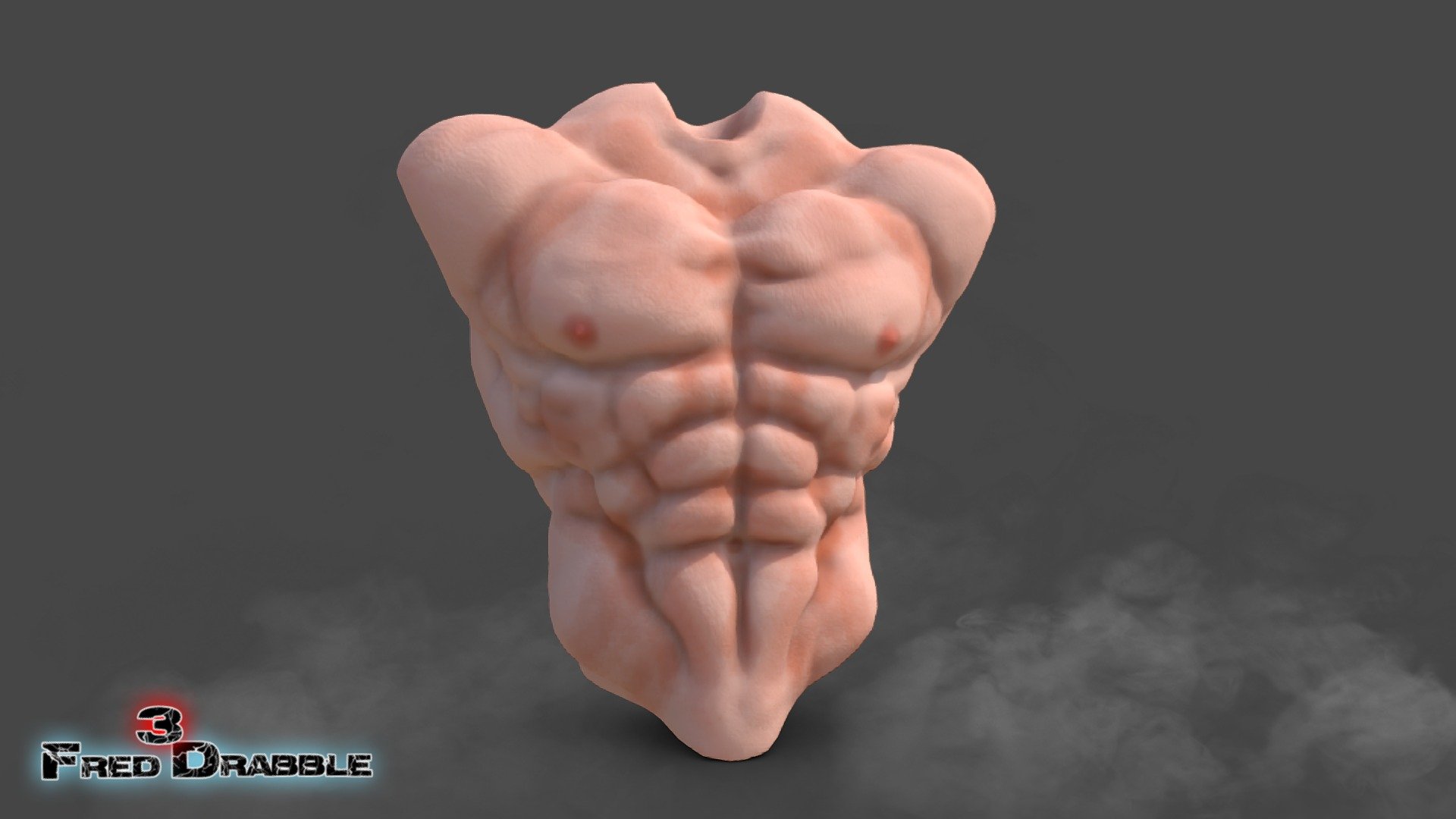 Torso Study Low Poly, download