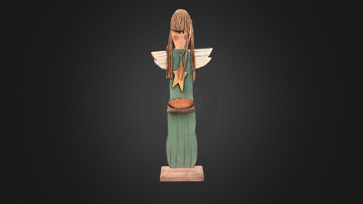 Angel Stand 3D Model