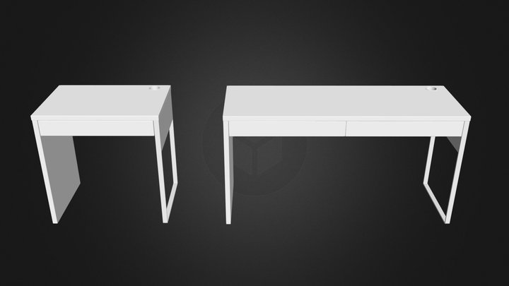IKEA Micke Desk 3D Model