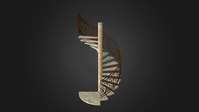 Лестница 3D Model