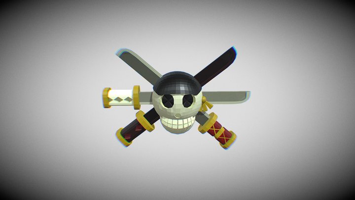 Roronoa Zoro Jolly Roger 3D Model