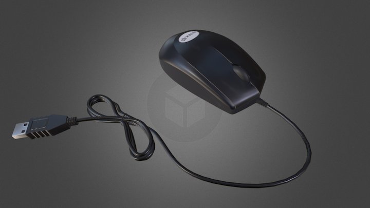 Computer Mouse 3D Model