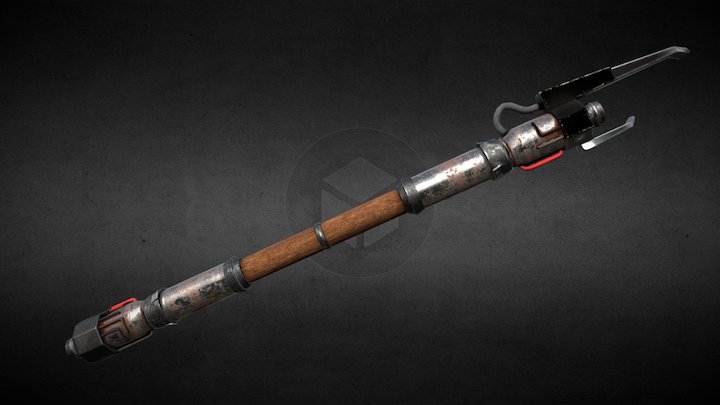 Namon-Dur Accar's Saberstaff 3D Model