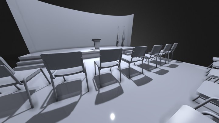 SIMPLE STAGE 3D Model