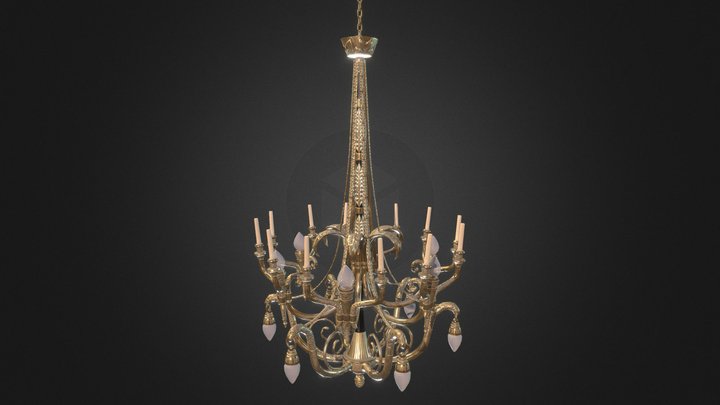 Small Chandelier 3D Model
