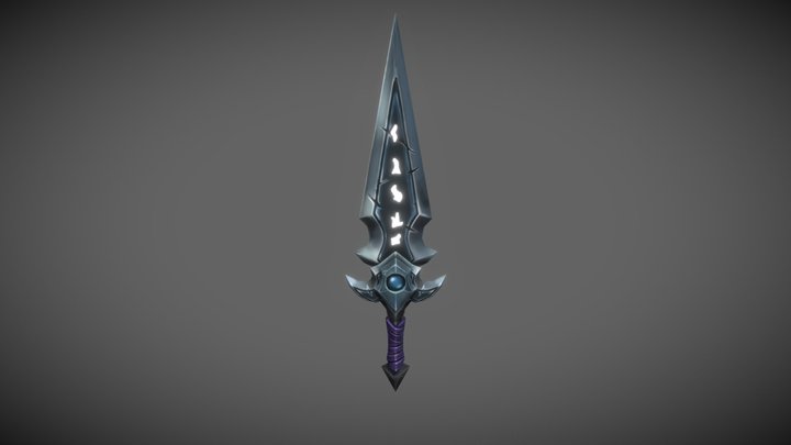Fantasy Knife 3D Model