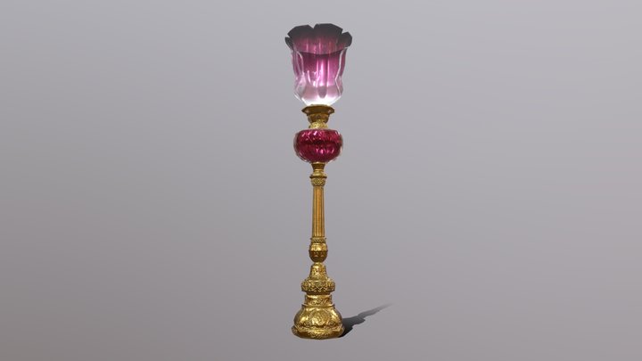 Oil Lamp 3D Model