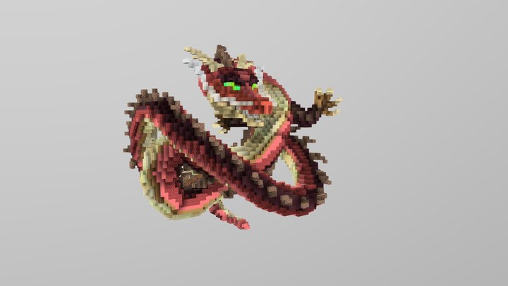 Chinese Dragon | 60x50 3D Model