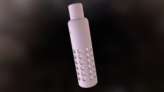 Axeton Bottle 3D Model