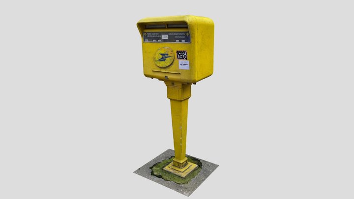 French Mailbox 3D Model