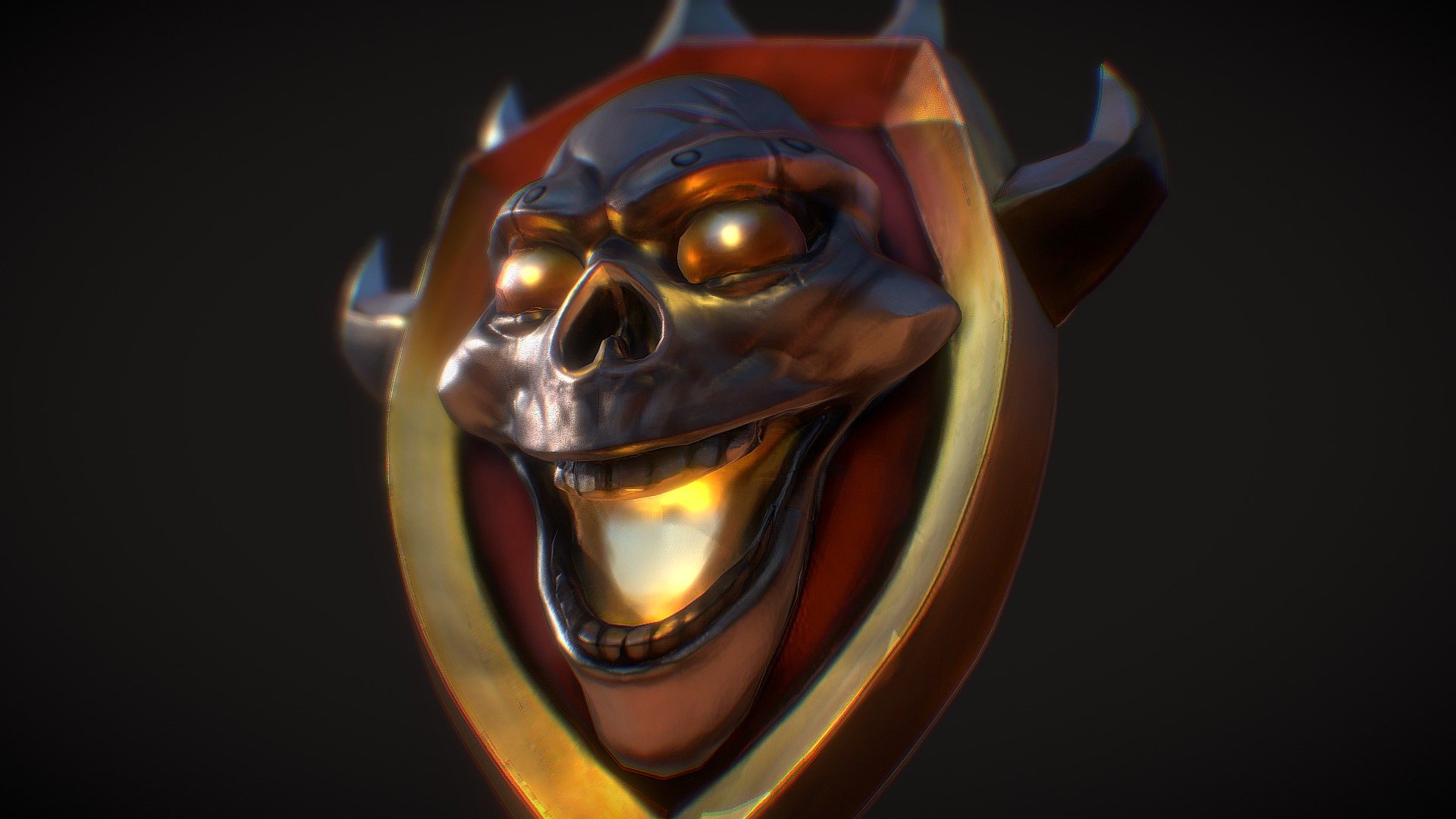 Skullflame Shield Fan Art