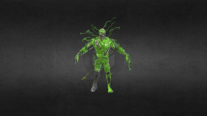Cyborg Symbiote 3D Model