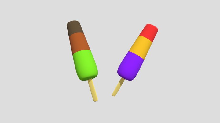 🍦 Realistic 3D Ice Cream Model - Game Ready 🍦