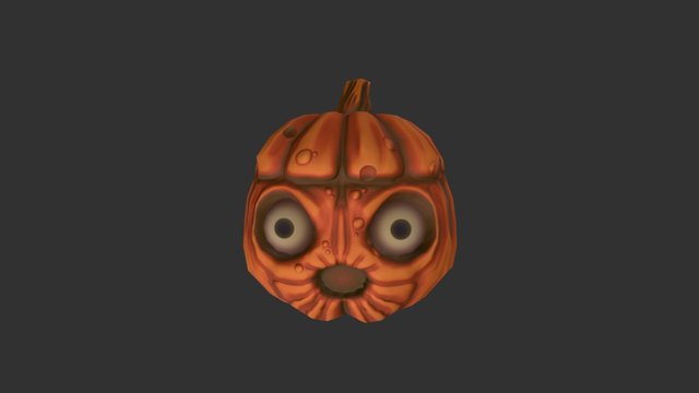 Tête de Citrouille 3D Model