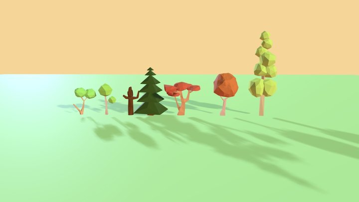 Free_low_poly_tree_Asset 3D Model