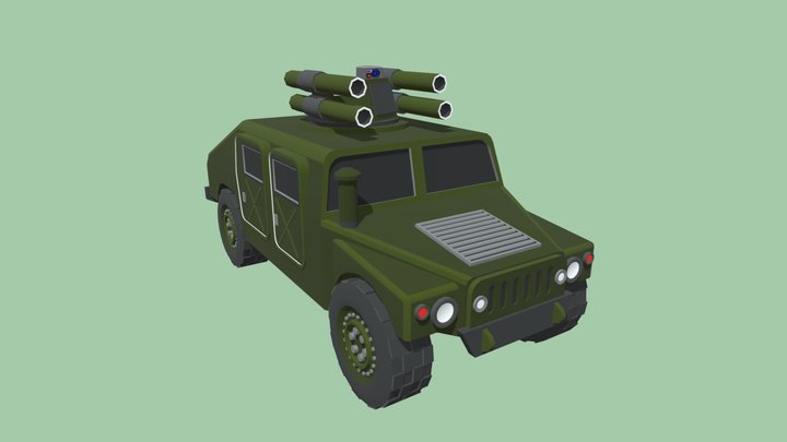 Armored car 3D Model