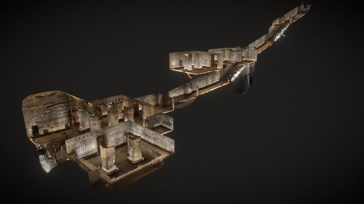 The Tomb of Seti I, Valley of the Kings 3D Model