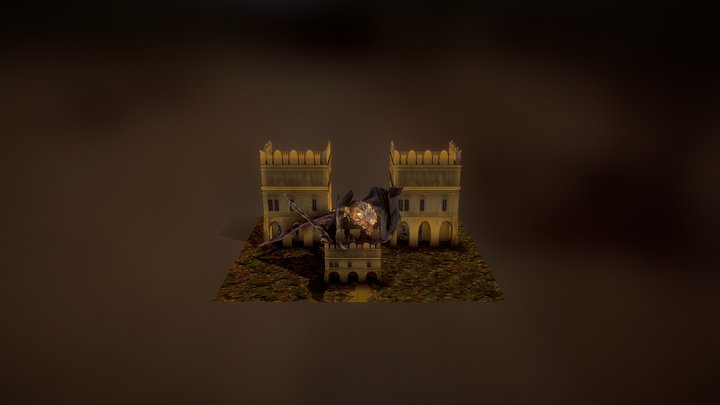 Scene Balerion Test 3D Model