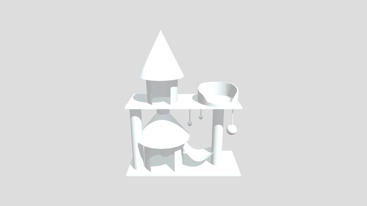 Cat Tree 3D Model