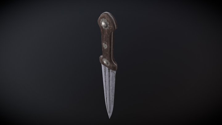 Caucasian Kindjal 3D Model