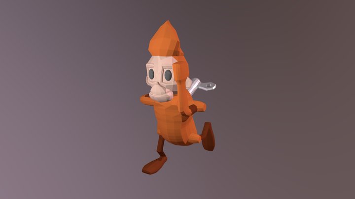 Tiny Monkey - Tiny Monkey 3D Model