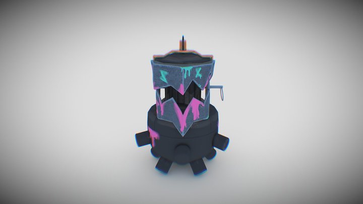 Jinx's Grenade 3D Model