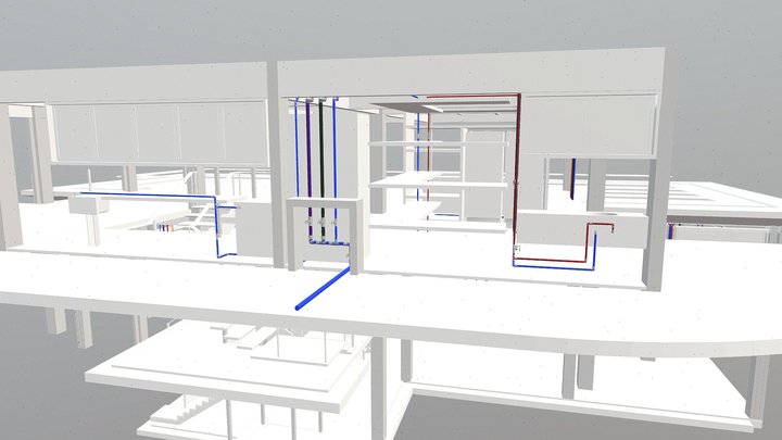 Casa do Professor (Instalações Hidráulicas) Expo 3D Model