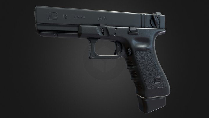 Handgun study 3D Model