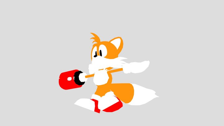 tails - sonic 3D Model
