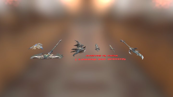 Silkroad China Weapons ! 3D Model