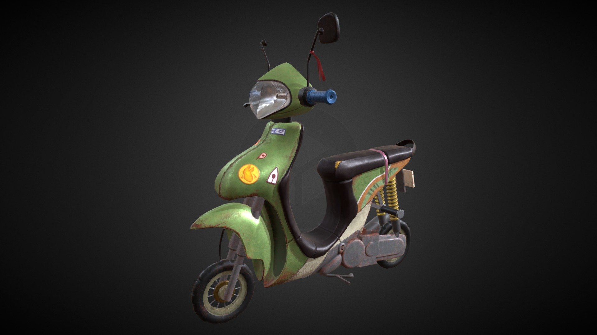 Scooter 3D Concept 3D model by Titanya (wpoohtaz) [6019db4] Sketchfab