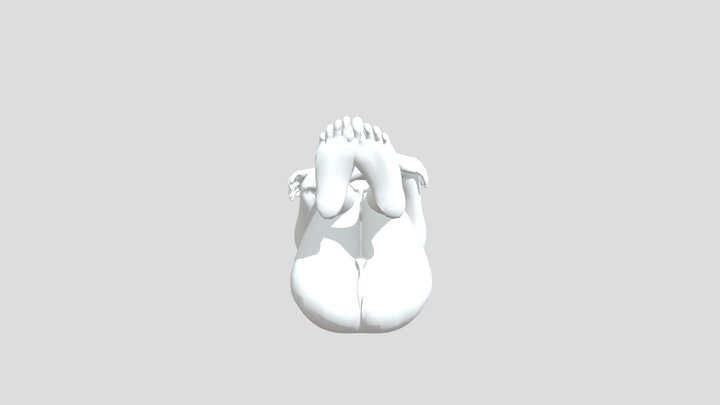 Human-sitting-floor 3D Model