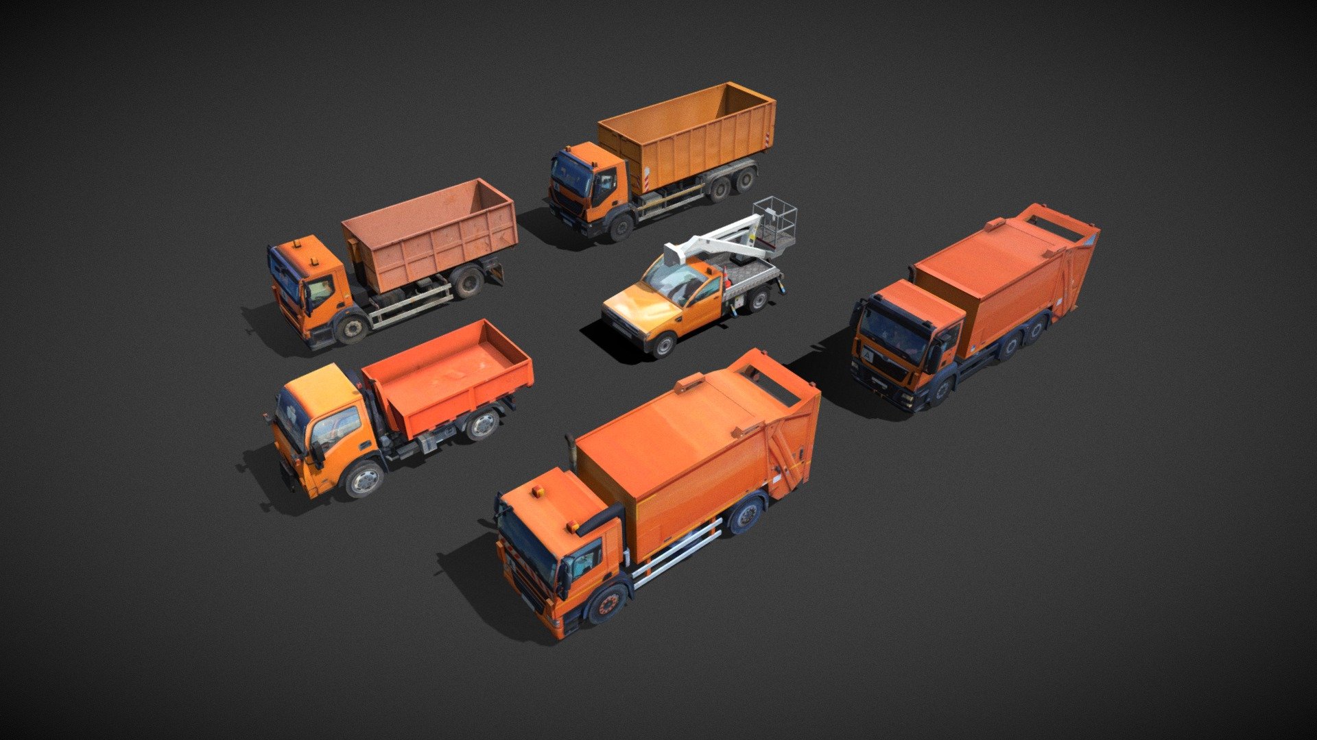 Maintenance vehicles Download Free 3D model by ondrasaur [601a416