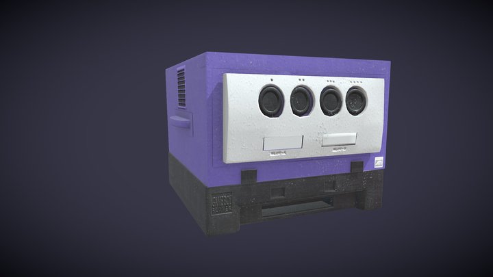 GameCube HighRes 3D Model