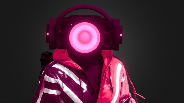 Speakerwoman Virlance 3D Model