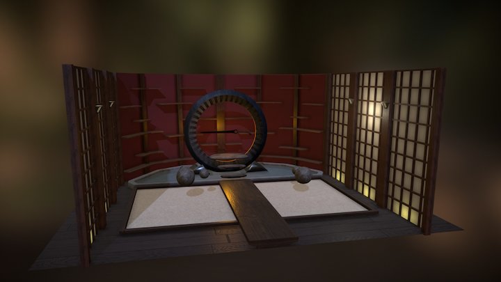 Shoguns Altar Room 3D Model