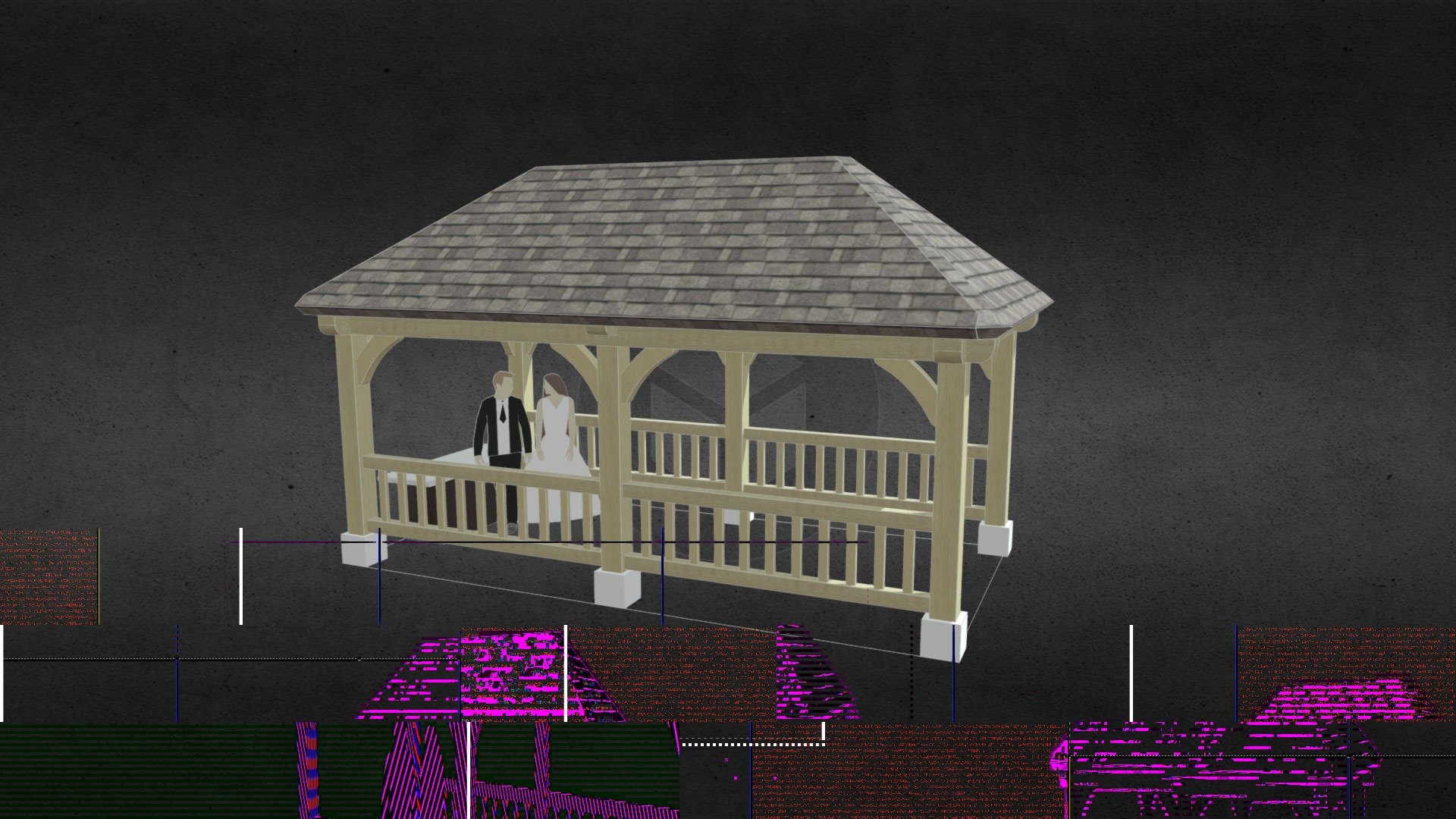 Halls C Wedding Gazebo