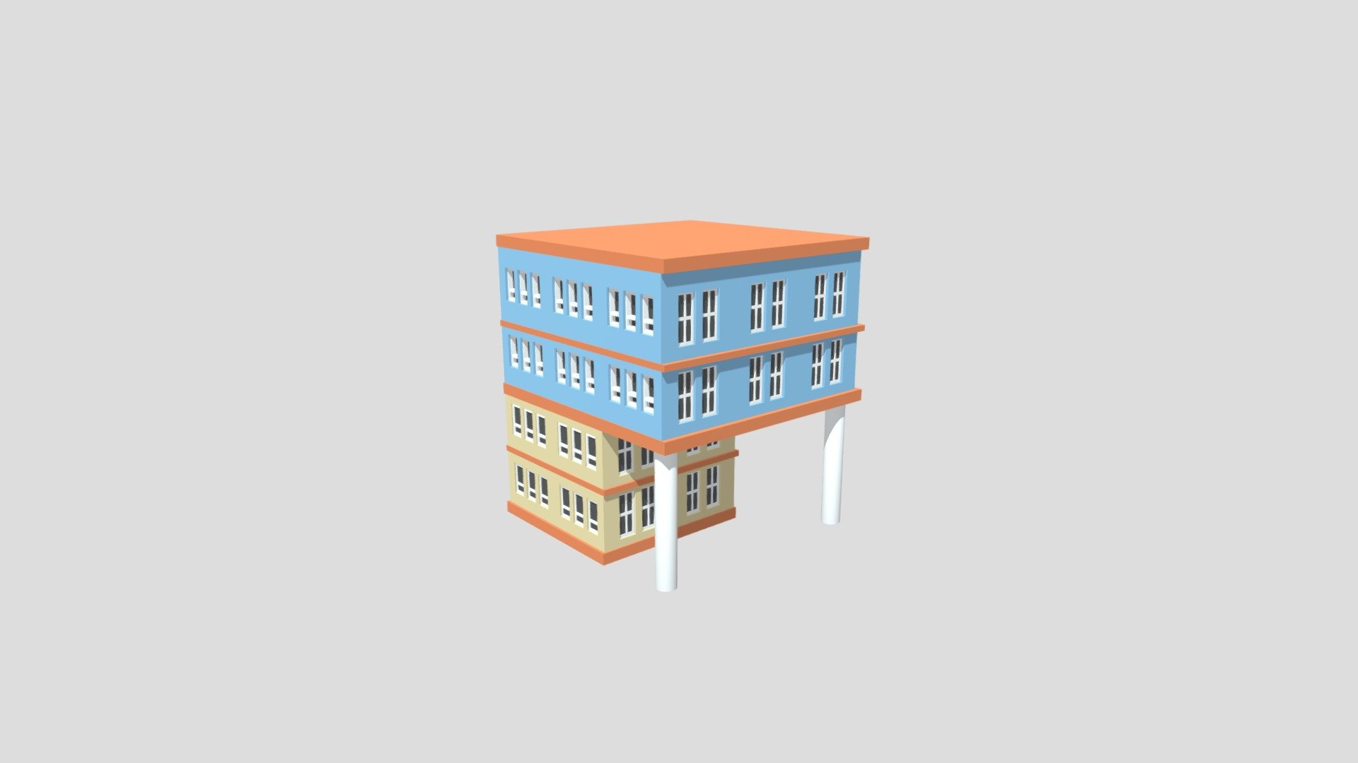 Low poly building