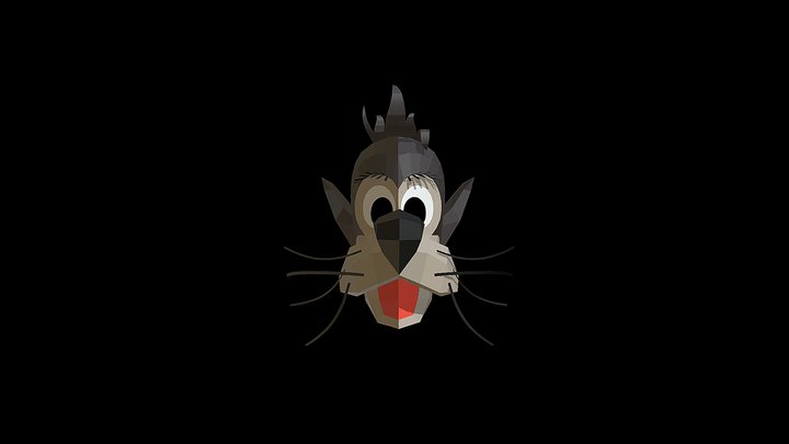 Маска | Волк 3D Model