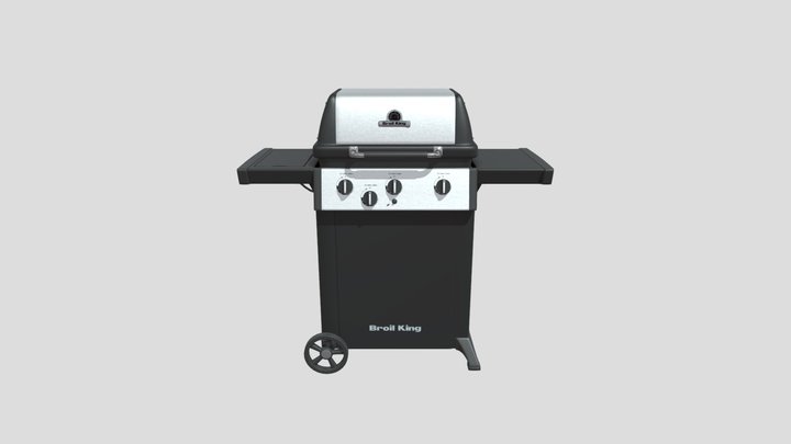 Gem Barbecue and Grill 3D Model 3D Model